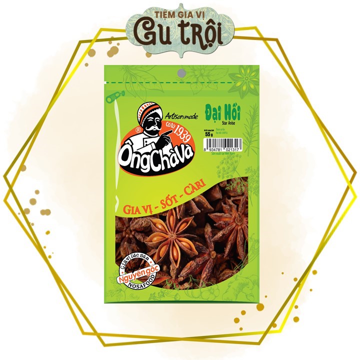 Đại hồi (Hoa Hồi) Ông Chà Và 55gram (Túi)