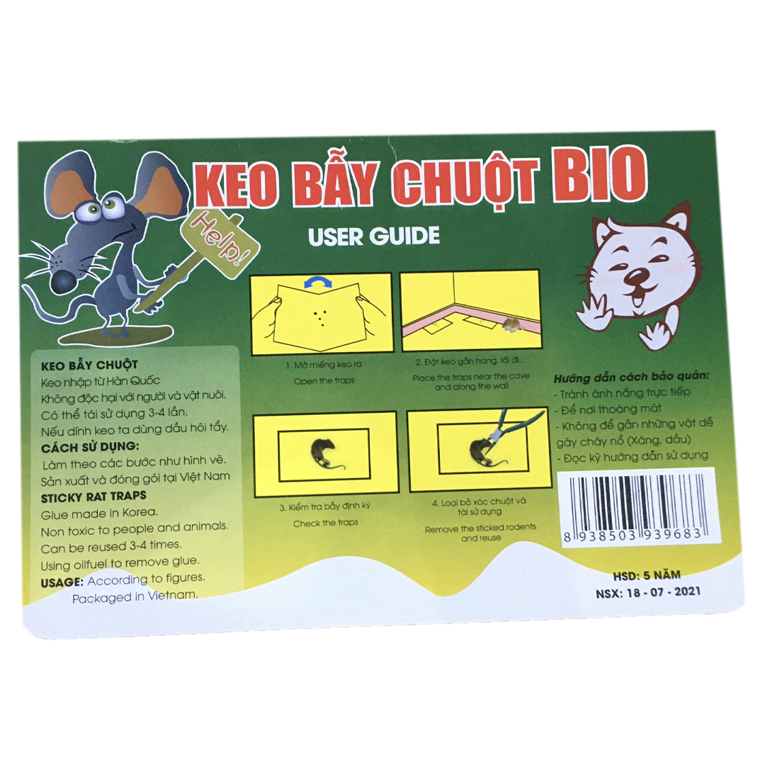 COMBO 20 TẤM KEO BẪY CHUỘT SIÊU DÍNH