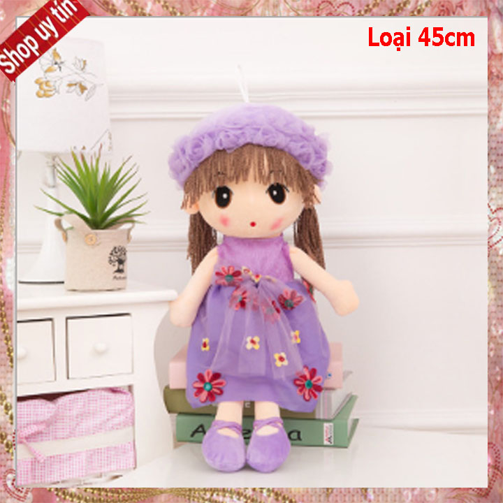 Búp bê gấu bông đồ chơi sang trọng (Vàng)