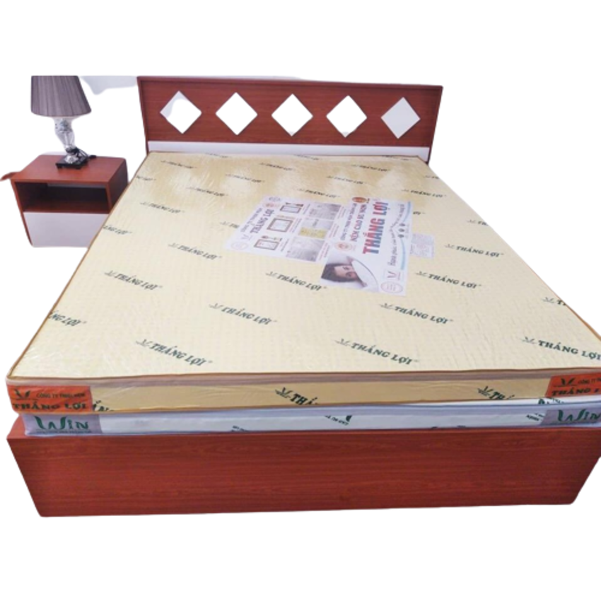 Nệm Cao Su non Thắng Lợi 1m6 x 2m x10cm QUÀ 7 MÓN