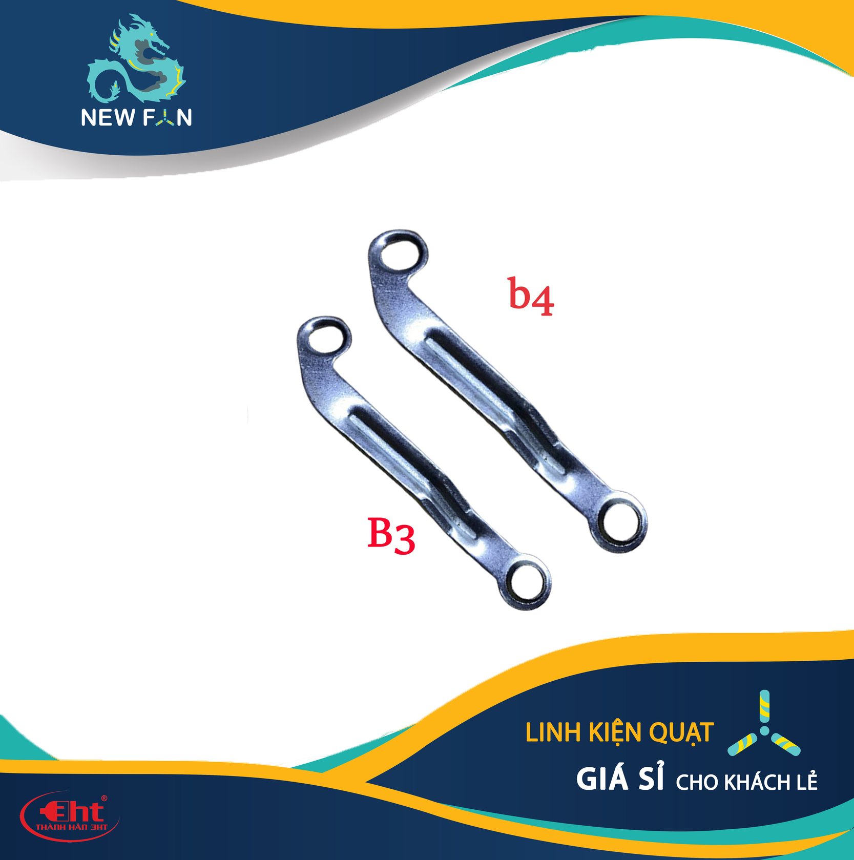 10 Càng đưa quạt B3 - B4 - càng đảo quạt