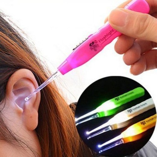 Dụng cụ lấy ráy soi tai có đèn cho người lớn và em bé