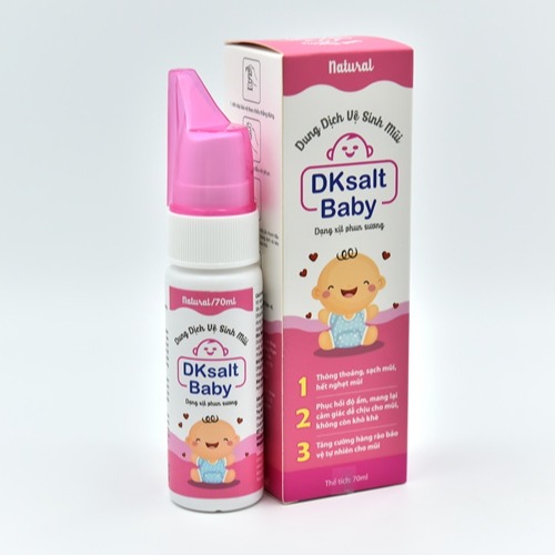 DUNG DỊCH VỆ SINH MŨI DK SALT trẻ em 60ml