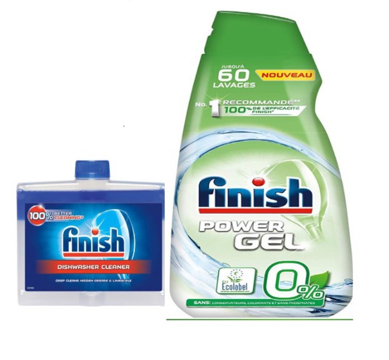 Gel rửa chén bát Finish Eco 0% PowerGel 900ml [RẺ VÔ ĐỊCH]