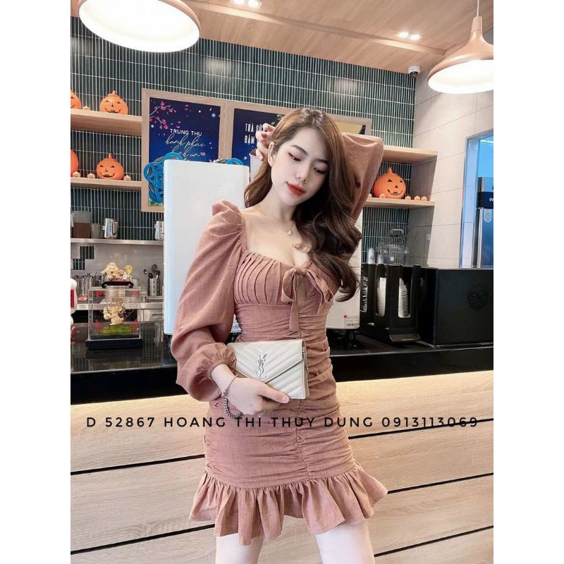 [HCM]ĐẦM BODY ĐUÔI CÁ NHÚN