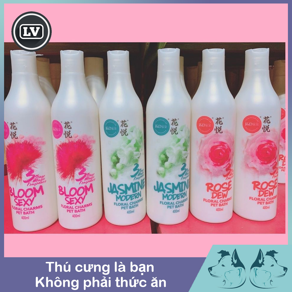 Sữa tắm chó mèo hương hoa nhài Joyce & Dolls Jasmine 400ml