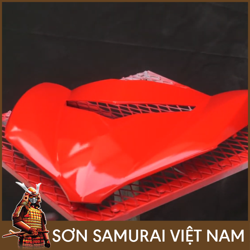 Sơn samurai màu đỏ 23 - Combo màu đỏ nổi bật sơn xịt samurai