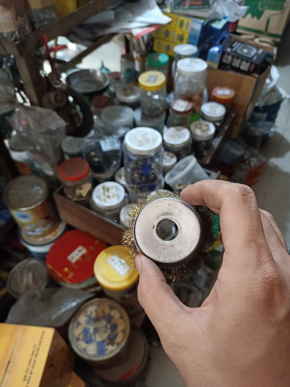 5 - 10 cái cước chén chà sắt 1t