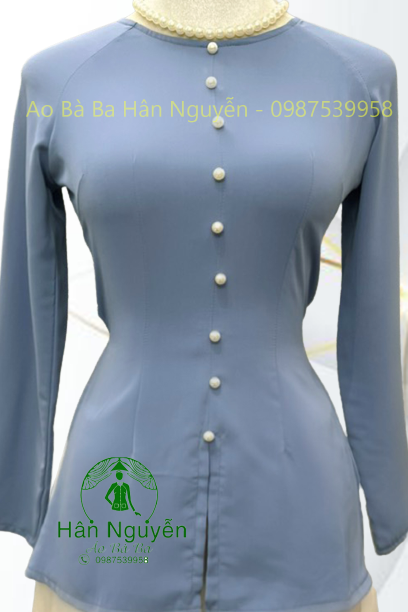 (Áo Lẻ) ÁO BÀ BA LỤA TRƠN TẮM Ý DÂY KÉO