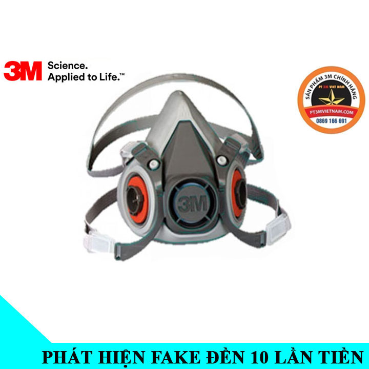 Mặt nạ phòng độc 3m 6200