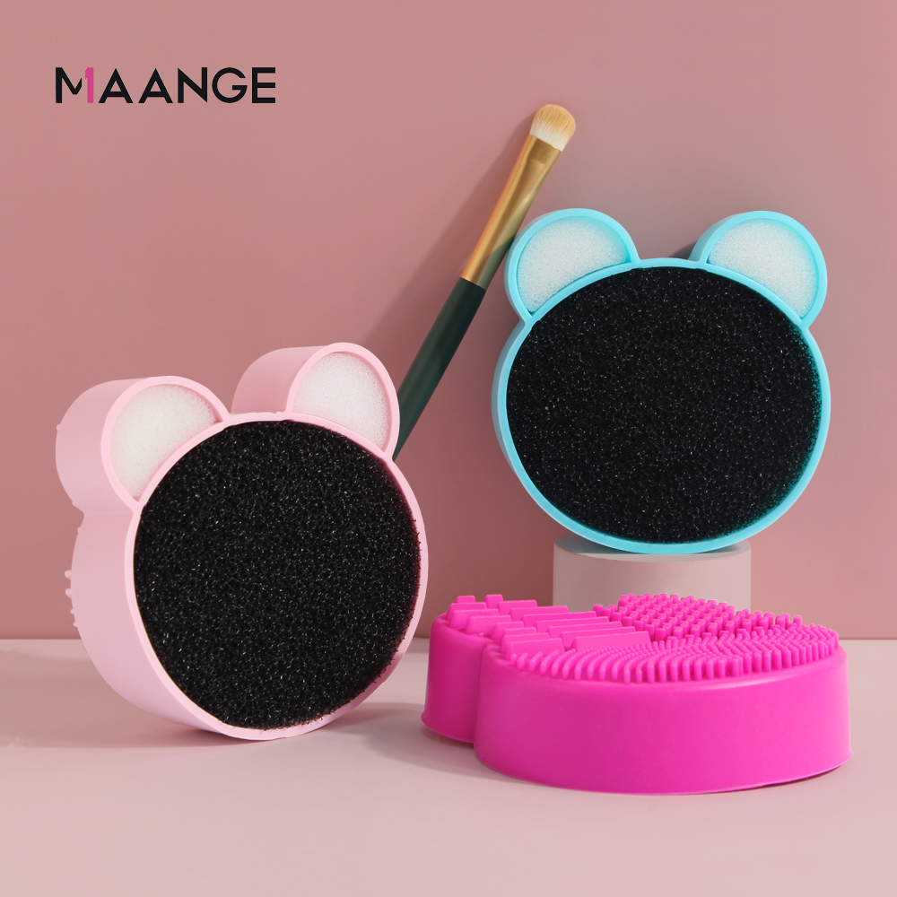 MAANGE dụng cụ vệ sinh cọ trang điểm （50g）