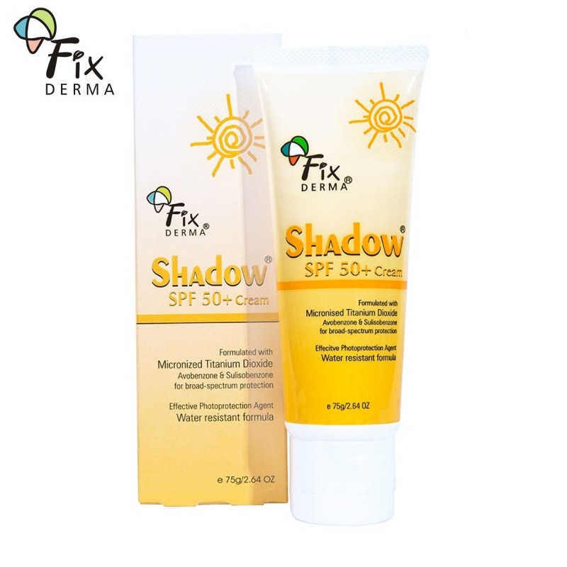 Kem Chống Nắng Toàn Thân Fixderma Shadow SPF 50+: chống nắng , dưỡng da, phù hợp mọi loại da , cả da nhạy cảm. Sản phẩm uy tín được các bác sĩ da liễu tin dùng