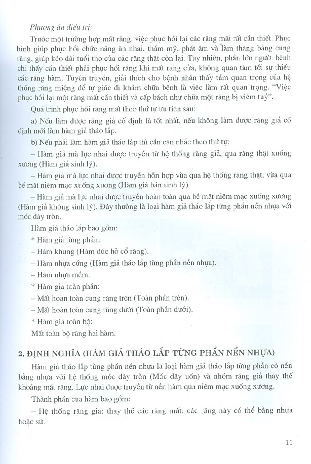 Phục Hình Răng Tháo Lắp (Dùng Cho Sinh Viên Răng Hàm Mặt)