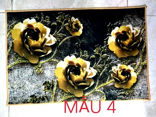 Thảm Lau Chân In Hình 3D ,RẺ ,BỀN ,ĐẸP