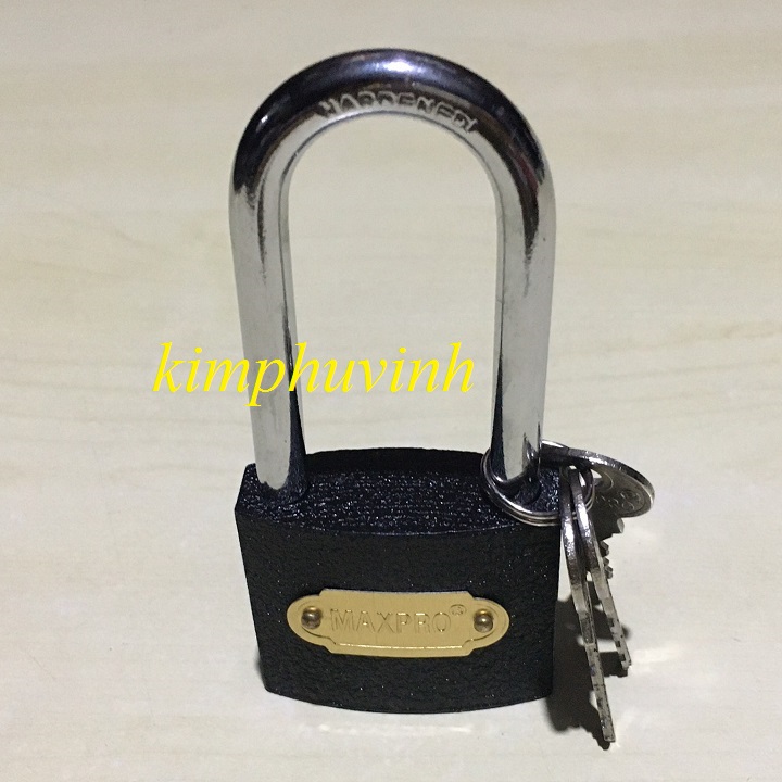 01 cái khóa bấm càng dài 50mm đen maxpro - khóa càng dài 50mm