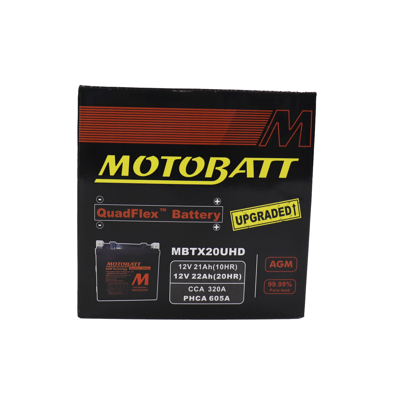 BÌNH ẮC QUY QUADFLEX MOTOBATT MBTX20UHD (12V~21A) - MTB-MBTX20UHD