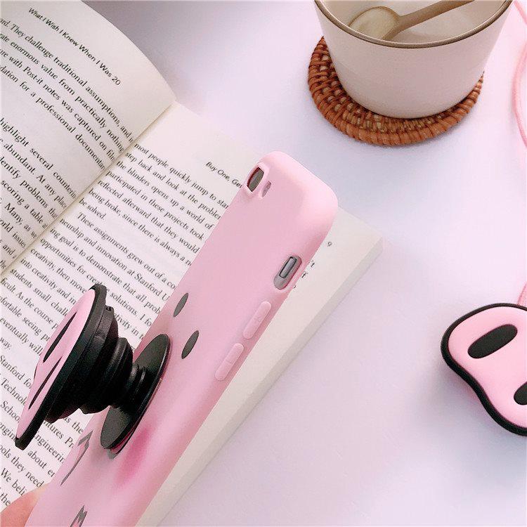 Ốp lưng mũi heo iPhone 5/5s, 6/6s, 6/6s plus, 7/8, 7/8 plus, X/Xs