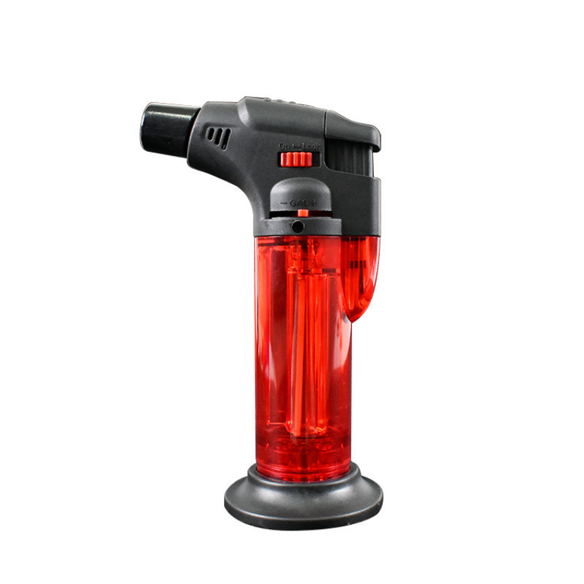 Bật Lửa Cầm Tay Xài Gas - Lửa Khò Tia SK603 - Có Đế Đứng - Chế Độ Khóa Lửa