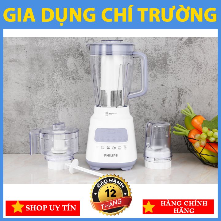 [MÁY XAY SINH TỐ 3 CỐI] Philips HR2223 SL có Hạn