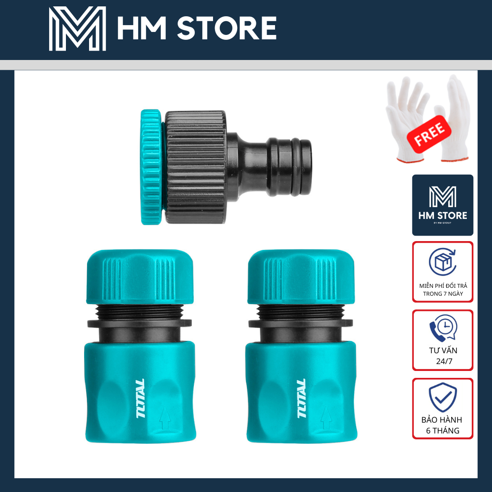 BỘ 3 KHỚP NỐI MÁY XỊT RỬA TOTAL - THWS030301