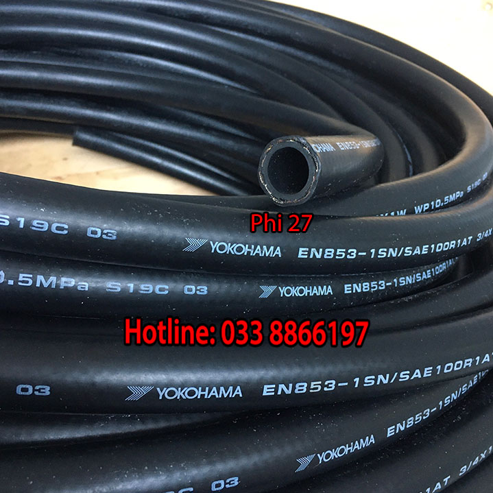 Dây bơm xăng dầu 7m Yokohama phi 27