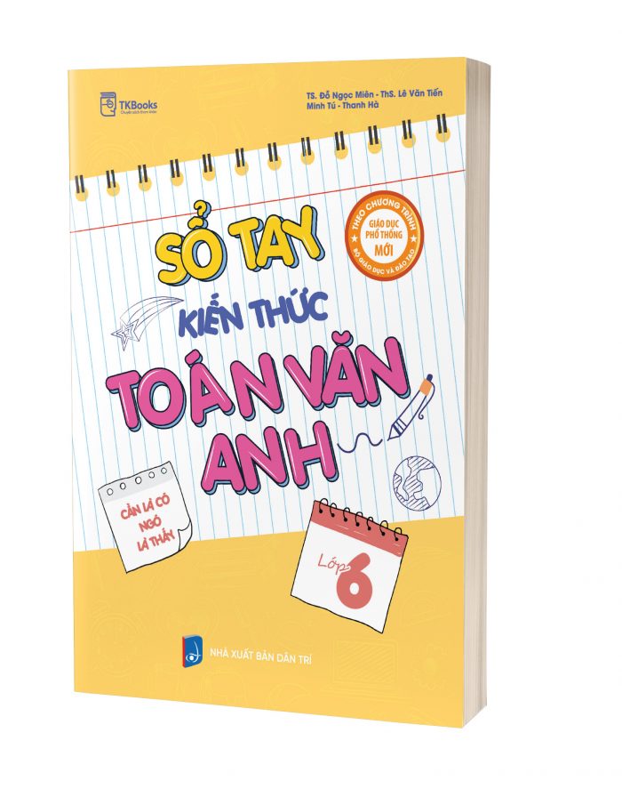 Sổ tay kiến thức toán – văn – anh lớp 6