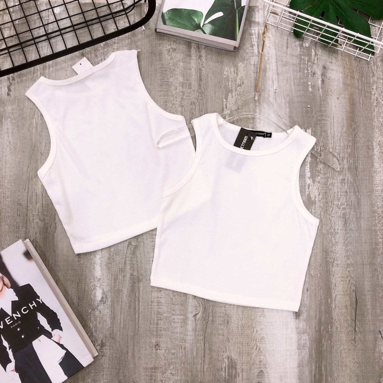 Áo Croptop Nữ Thun Gân Cao Cấp Co Dãn 4 Chiều Có Bigsize