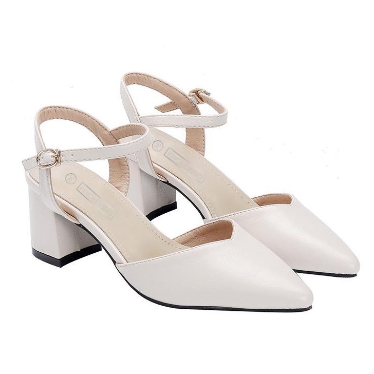 High-heeled shoes socks bow open heel 5p code A37