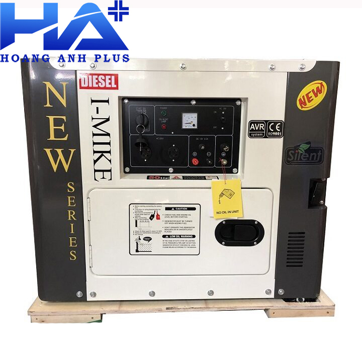 Máy phát điện chạy dầu 7kw i-mike dg 9800se