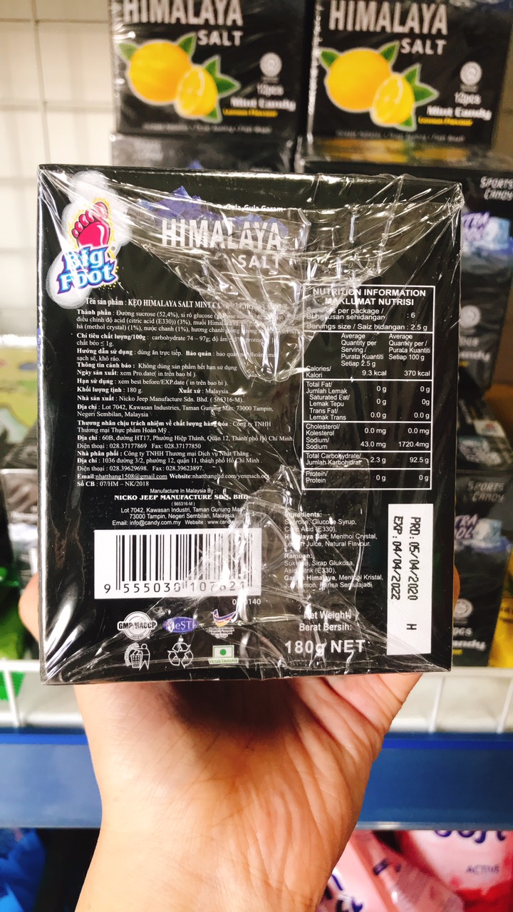 Kẹo chanh muối Himalaya