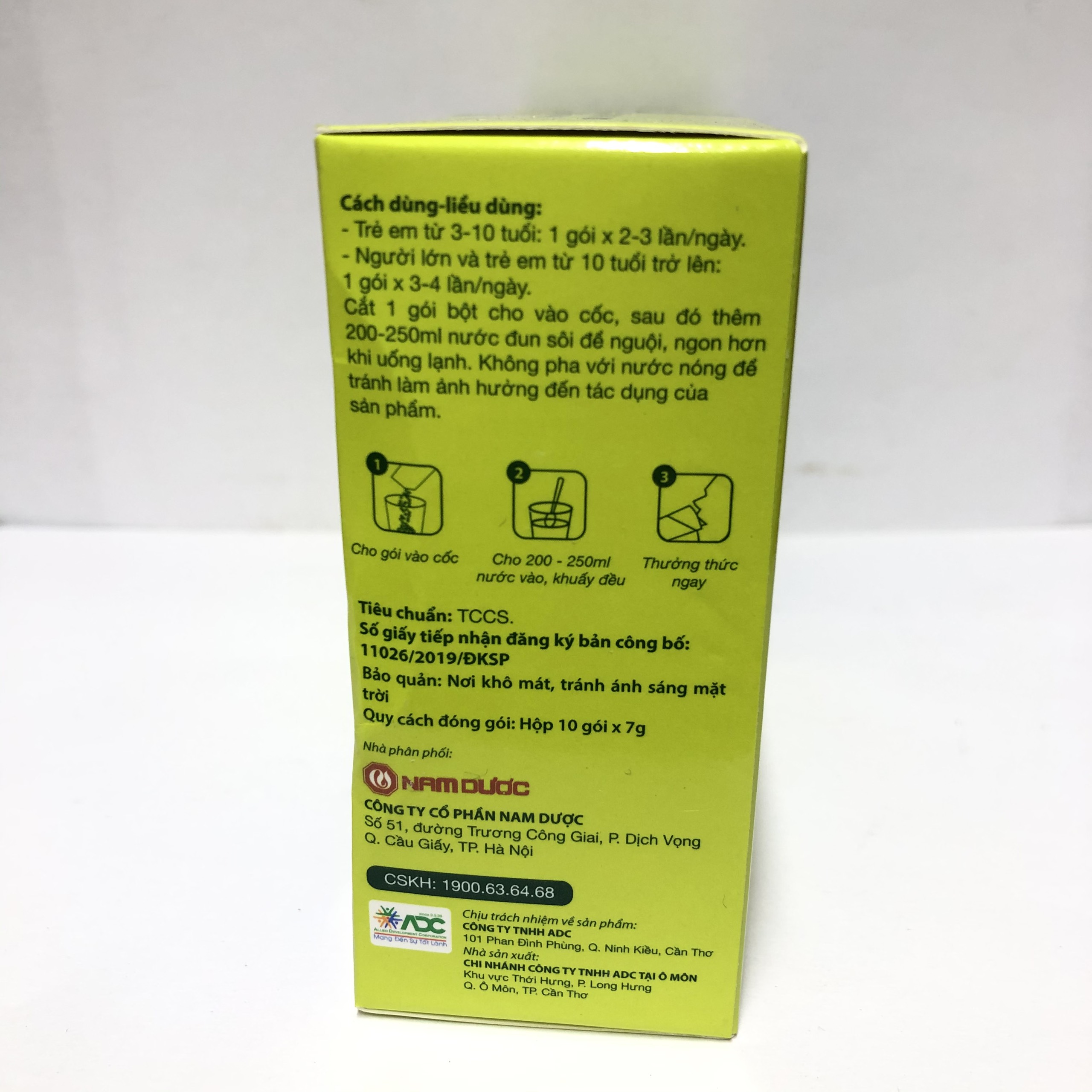 Bột sủi thanh nhiệt Livecool hộp 10 gói