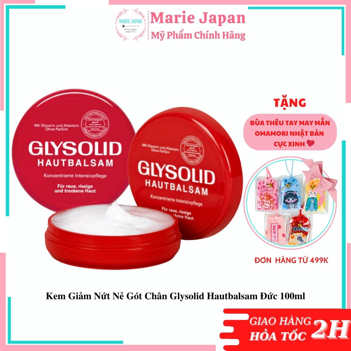 Kem Giảm Nứt Nẻ Gót Chân Glysolid Hautbalsam Đức 100ml