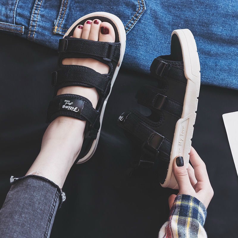 [Hoàn Tiền 15%]Dép sandal hàn quốc hot hit 3 quai FT 010