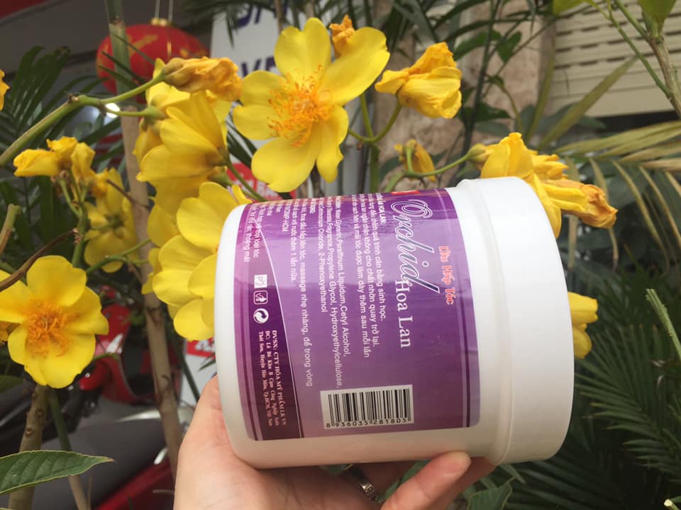 Kem ủ tóc hấp dầu xả tóc Hoa Lan LK Mềm Mượt 1000ml