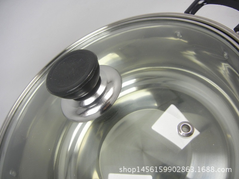 Nồi inox nắp kính 26cm cao cấp