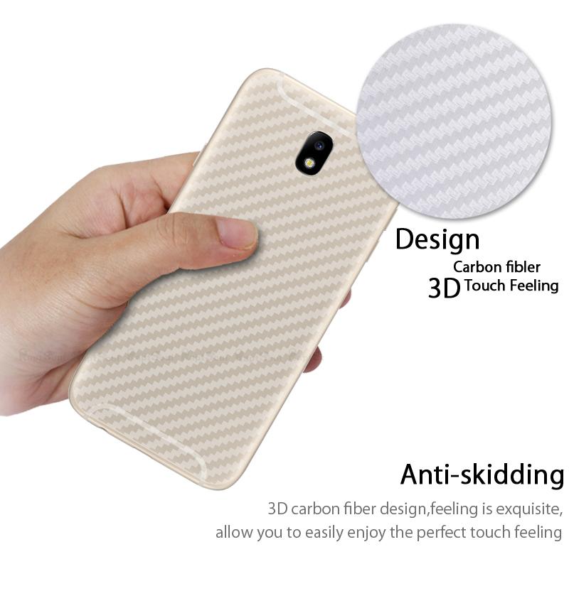Combo 3 tấm dán lưng mặt sau vân Carbon 3D trong suốt cho điện thoại Samsung Galaxy J7 Pro