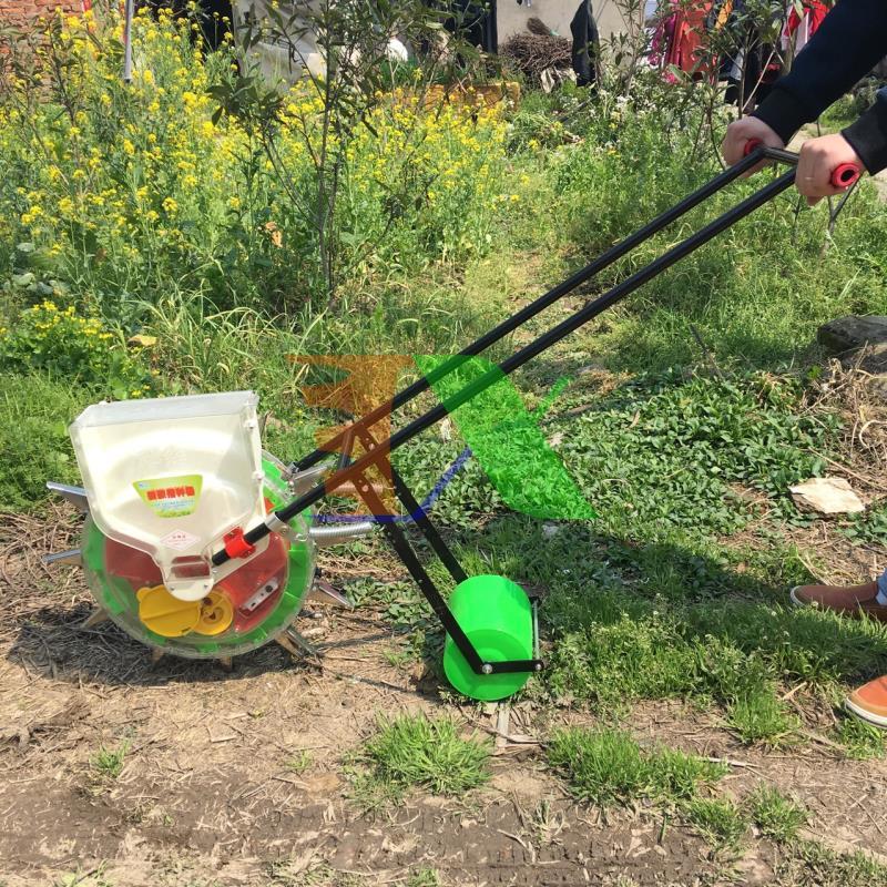 Drills automatic 8 teeth 20 cm, drills 1 row roller, machine sowing corn, peanuts, peanut, pumpkin, parking, parking