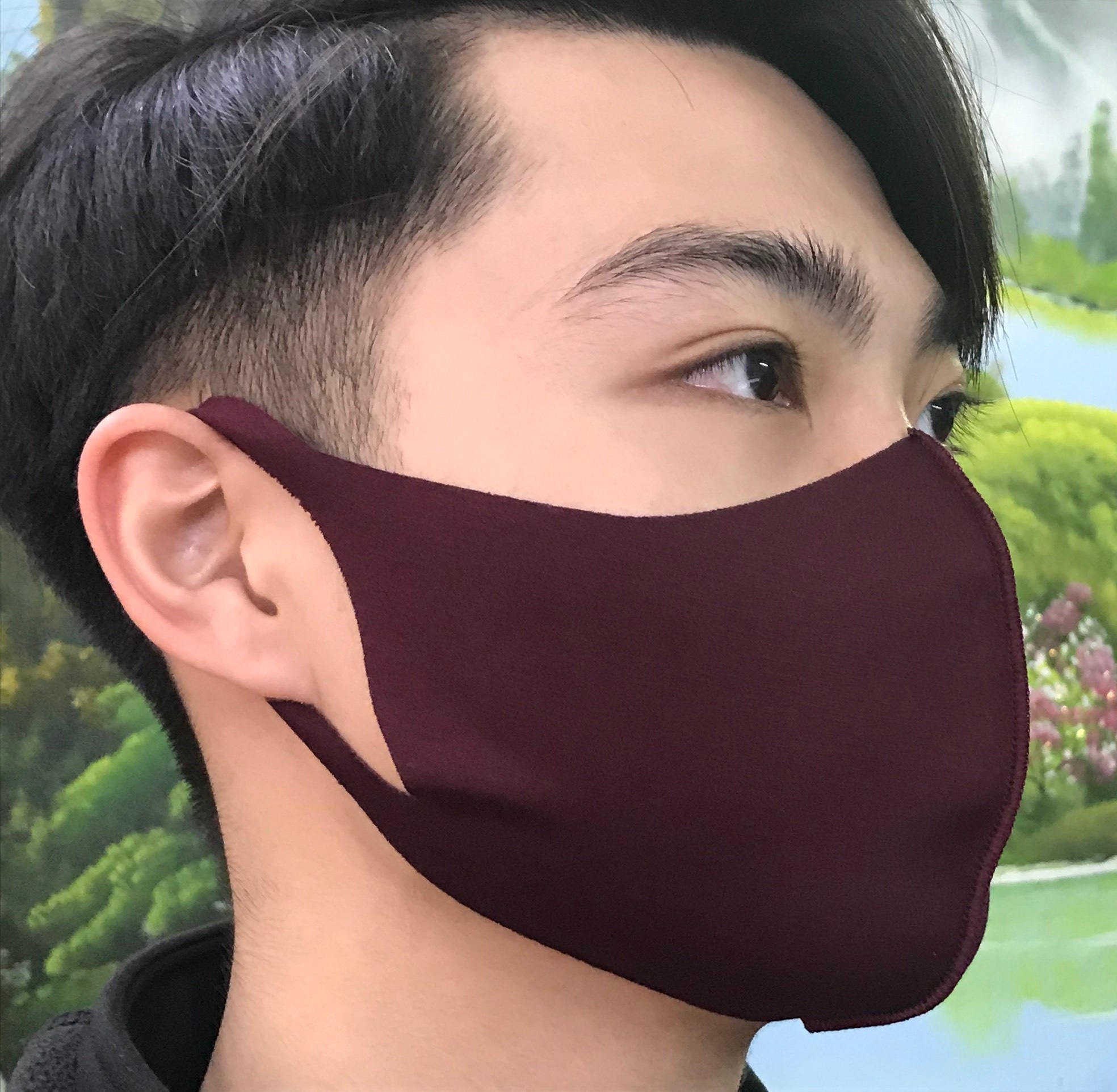 Combo 10 Khẩu trang vải 3D Poly khổ rộng thun co giãn