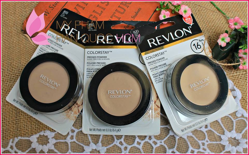 Phấn Phủ Dạng Nén Che Khuyết Điểm Kiềm Dầu Revlon.