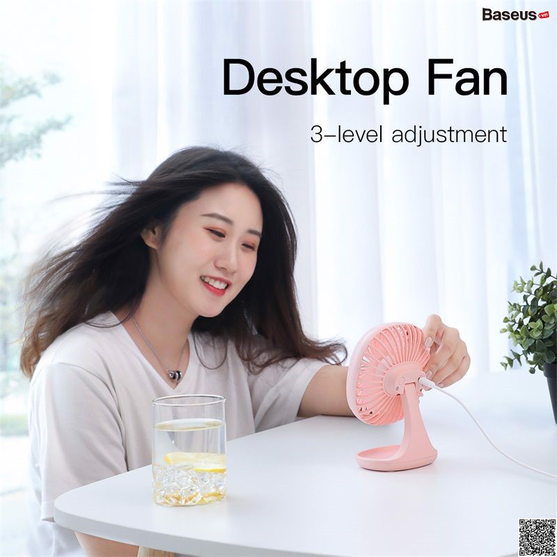 Quạt mini để bàn Baseus Baseus Pudding-Shaped Fan