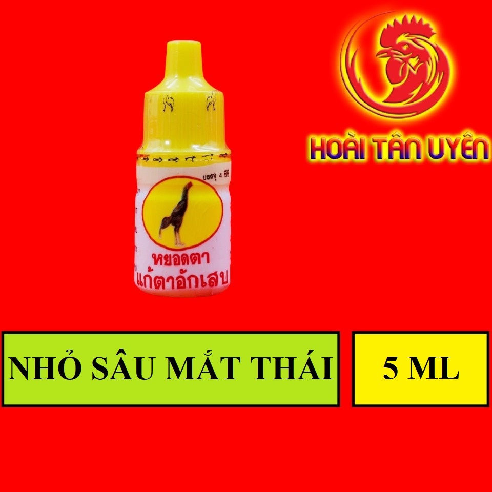 SÂU MẮT, BỌT MẮT, VIÊM MẮT cho gà đá