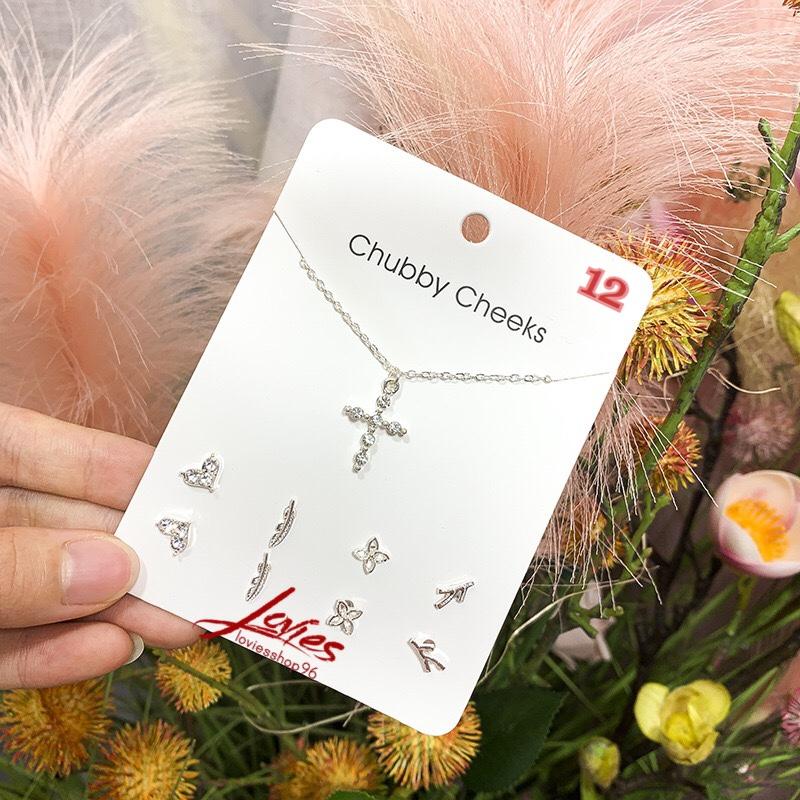 [HCM]SET BỘ BÔNG TAI VÀ DÂY CHUYỀN MẪU MỚI