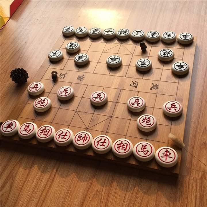 Bàn cờ tướng gỗ trúc