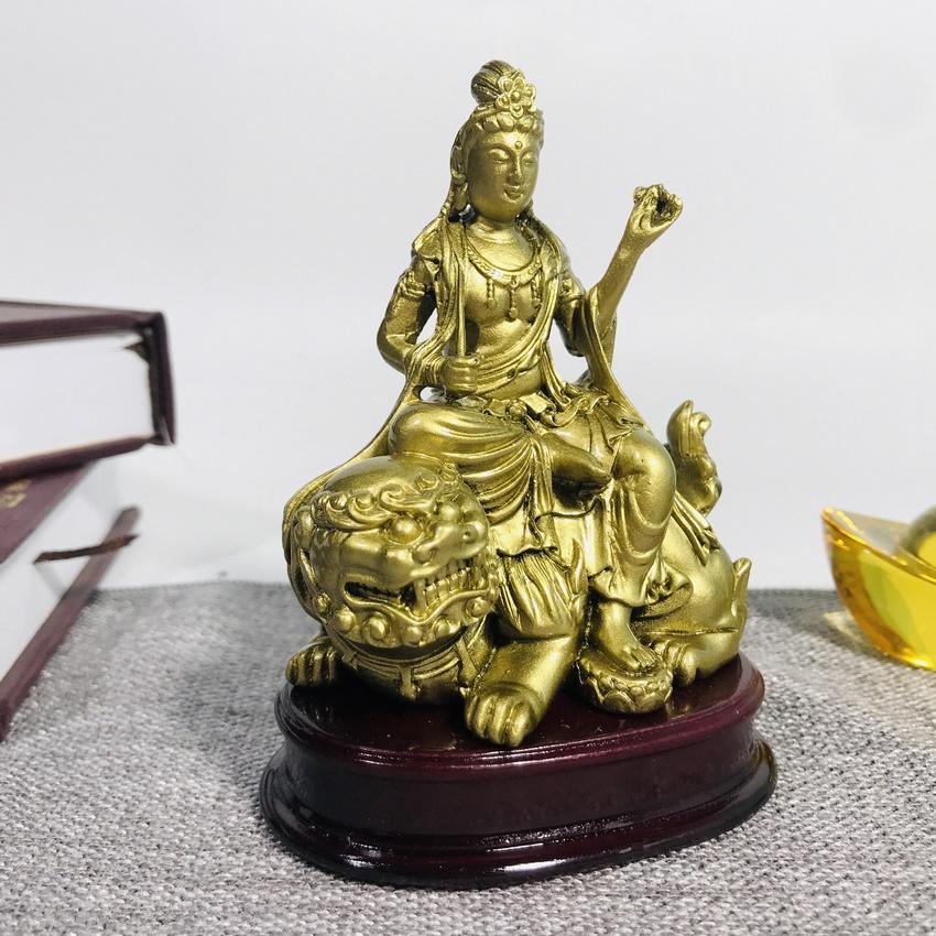 Tượng phật Văn Thù Bồ Tát sơn đồng