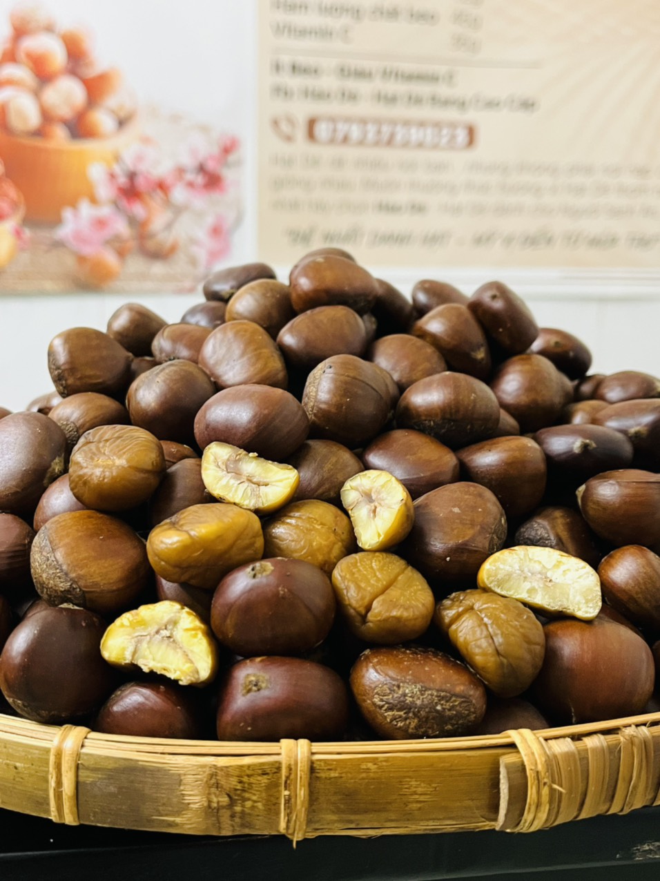 Hạt Dẻ Rang Hút Chân Không Dẻo Mềm 1kg