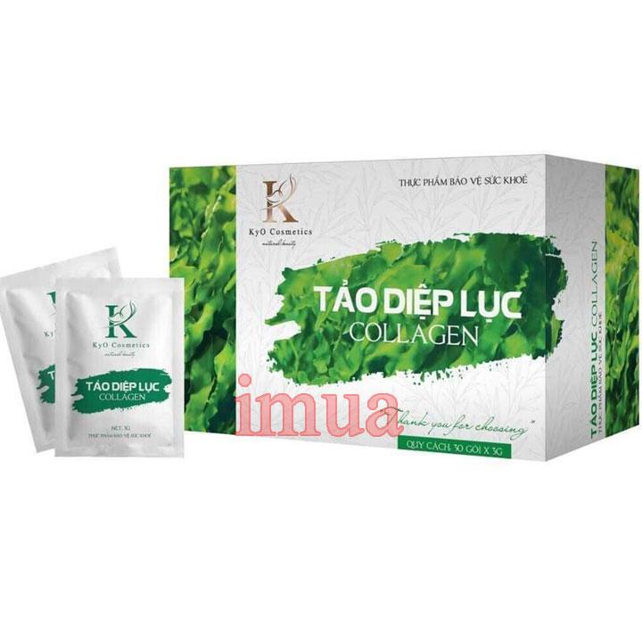 Tảo Diệp Lục Collagen KYO đẹp da cân bằng nội tiết tố mờ nám tàn nhang