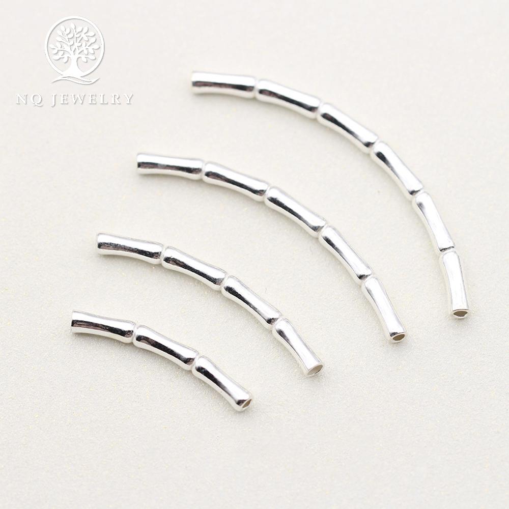 [HCM]Charm bạc Ống đốt tre nhỏ (2*30) - NQ Jewelry