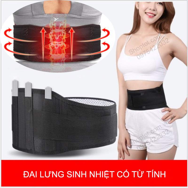 Đai lưng giữ nhiệt hỗ trợ điều đau trị đau cột sống và mỏi cơ thắt lưng YX003
