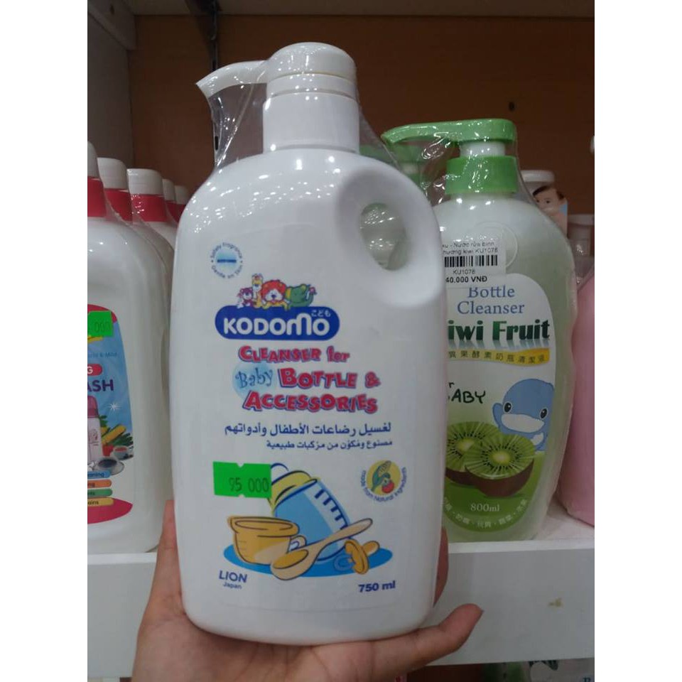 [CHÍNH HÃNG] Nước rửa bình sữa KODOMO ( Túi 700ml/ Chai 750ml)