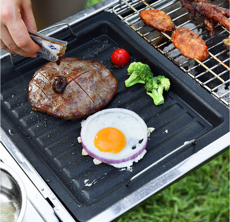 Khay nướng thịt chống dính Khay nướng thịt Hàn Quốc